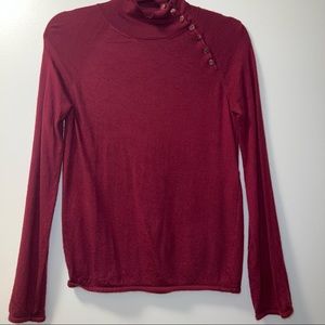 Louis Vuitton Half Zip Turtleneck Sweater in Red Wool ref.899898 - Joli  Closet